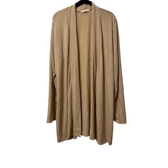 Joie De Vivre Womens Open Front Knit Cardigan Sweater Long Sleeve Size 2X - Picture 1 of 5
